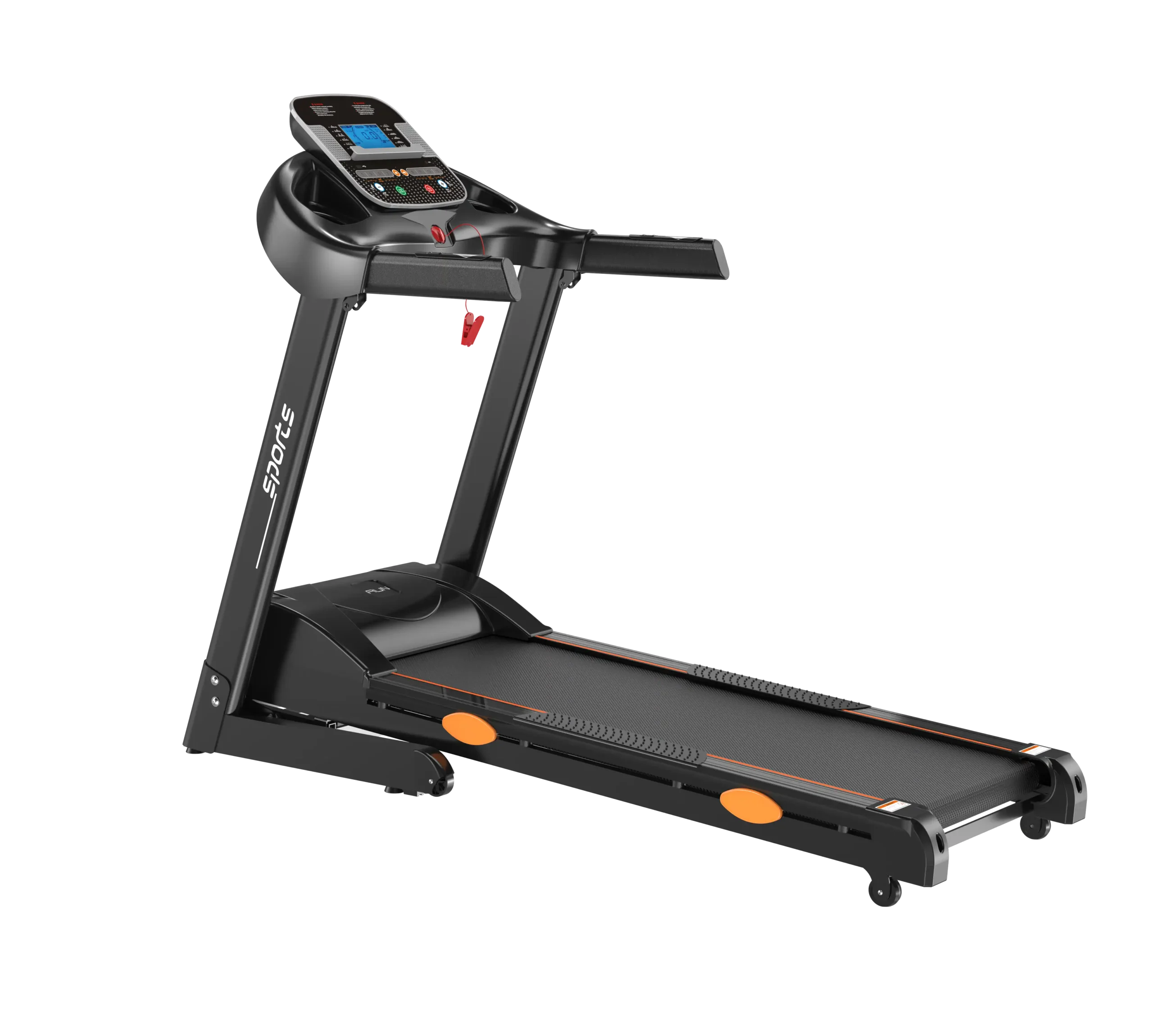 Home Use Motorized Treadmill , colorful knob